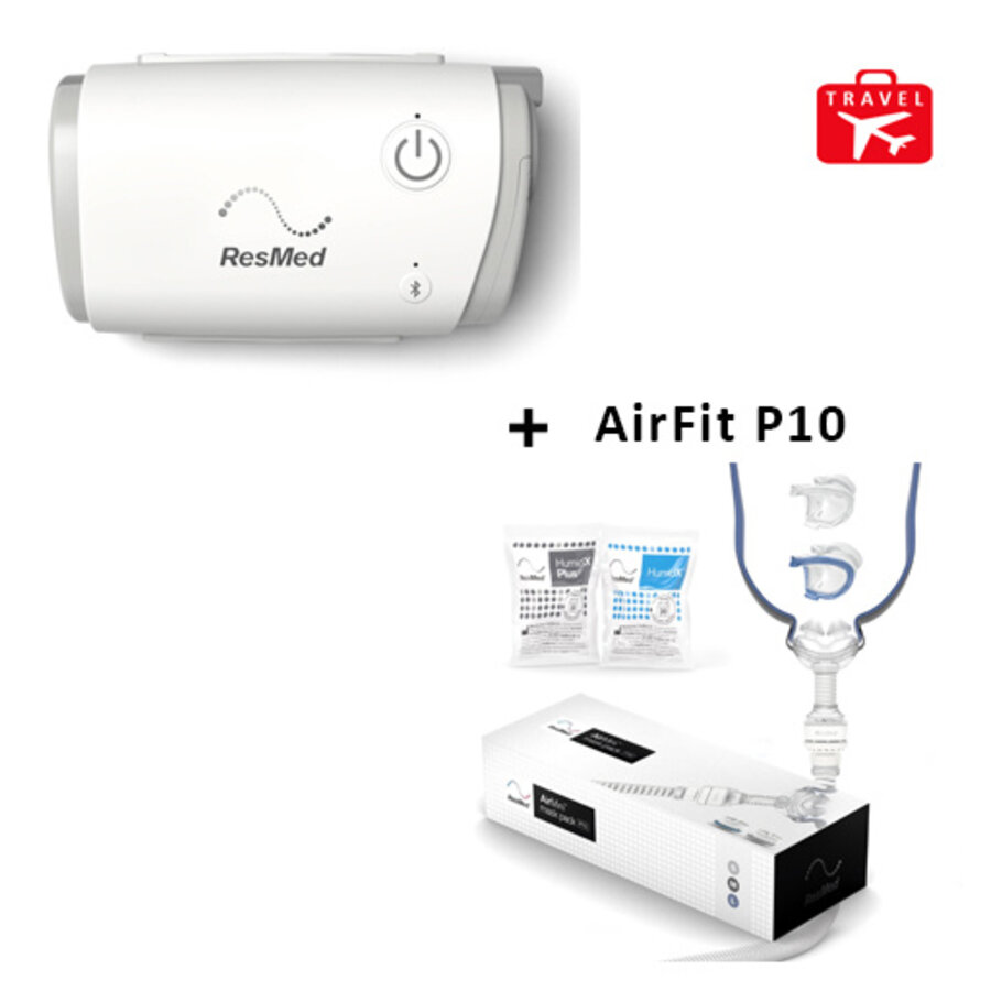 AirMini Reis cpap + Masker AirFit P10  - ResMed-1