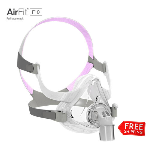AirFit F10 - Masque Facial CPAP/PPC for Her - ResMed 