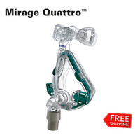 thumb-Mirage Quattro - Masque Facial cpap/ppc - ResMed-1