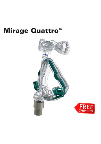 Mirage Quattro - Full Face cpap mask - ResMed 