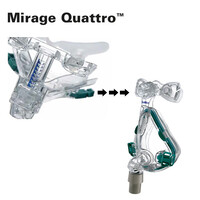 thumb-Mirage Quattro - Masque Facial cpap/ppc - ResMed-3