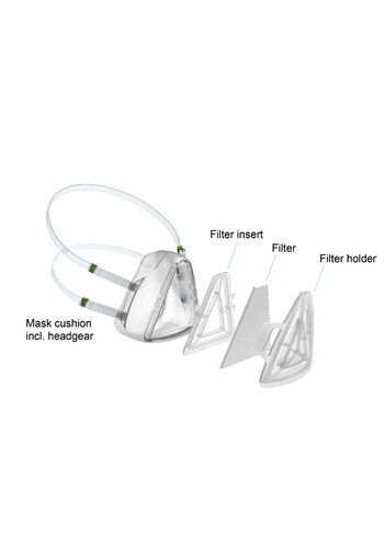 Set of 10 filters - Covid 19 protection mask 