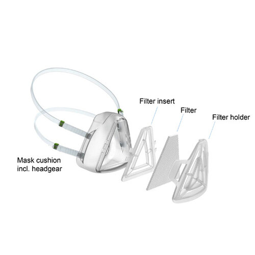 Set of 10 filters - Covid 19 protection mask 