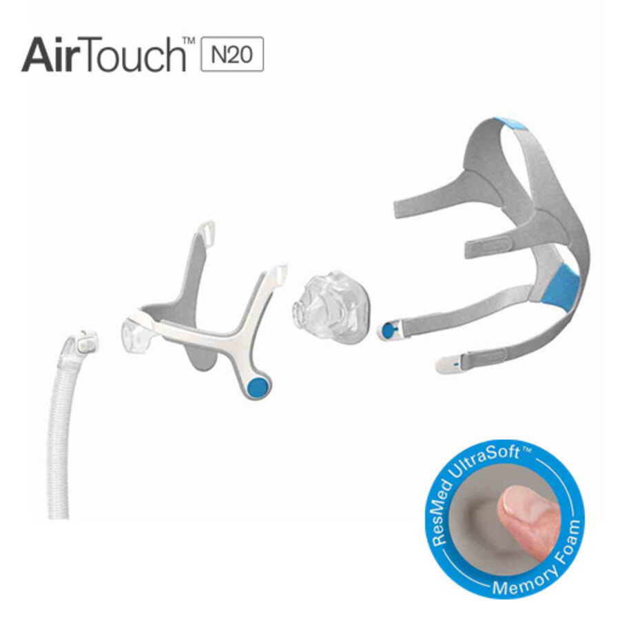 AirTouch N20 - Masque CPAP/PPC  nasal - ResMed-4
