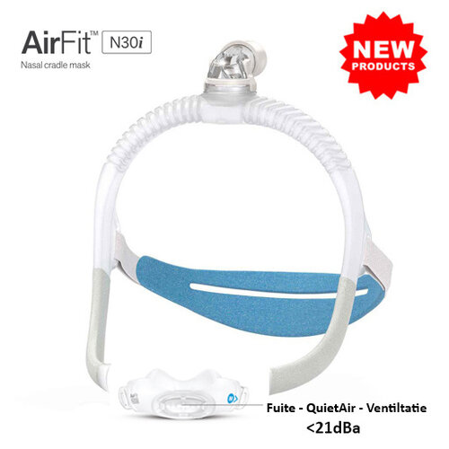 AirFit N30i QuietAir- Under the nose - Nasal mask - ResMed 