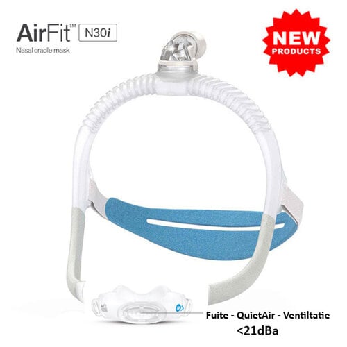 Resmed AirFit N30i - Masque nasal à contact minimum 