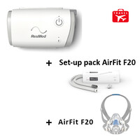 Travel CPAP Airmini + AirFit F20 mask - ResMed