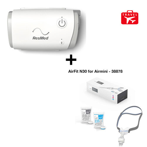 AirMini Reis cpap + Masker AirFit N30 