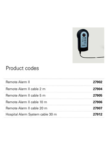 Remote Stellar Alarm II cable 5 m - ResMed 