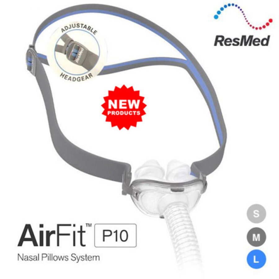 AirFit P10 ResMed nasal pillow mask for the treatment of sleep