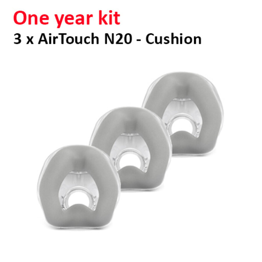 Coussin nasal - AirTouch N20 - Kit 1 an - resMed-1