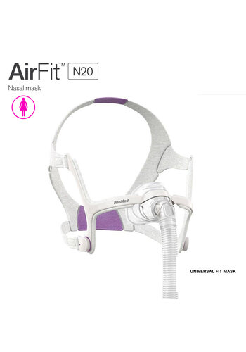 ResMed AirFit N20 – CPAP-Nasenmaske für Damen 