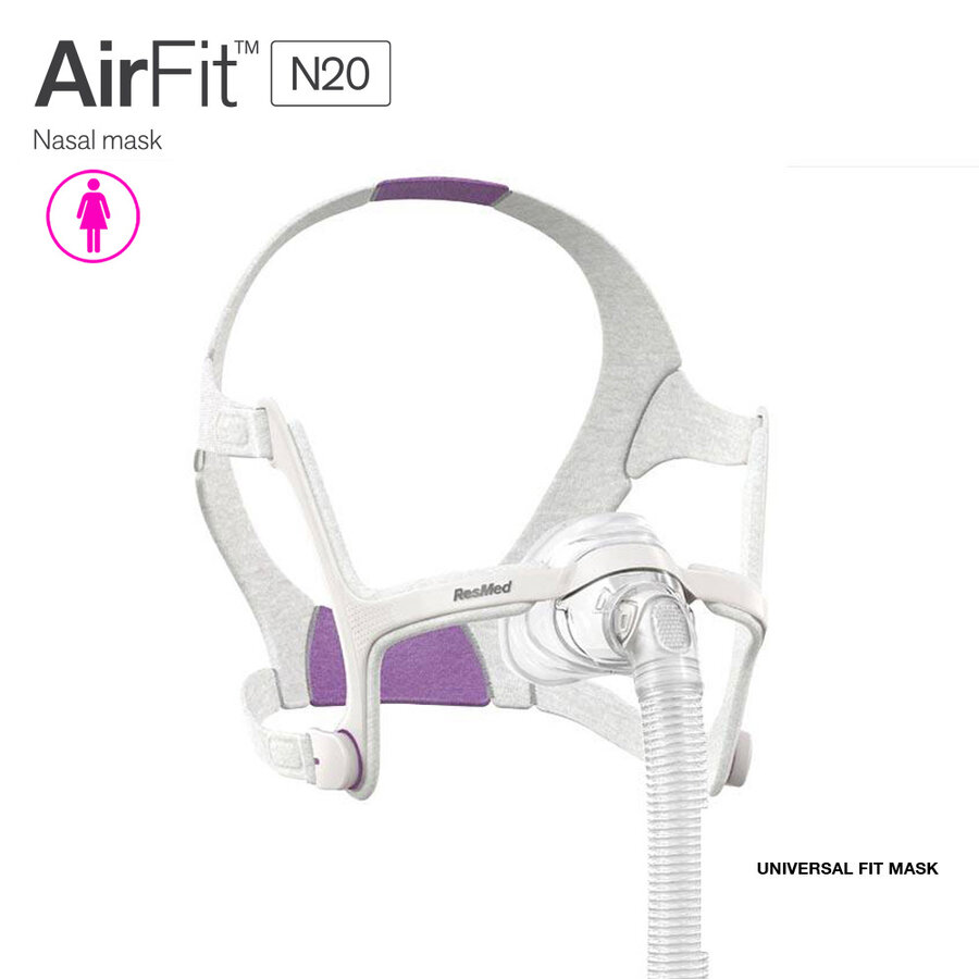 AirFit N20 - Neus CPAP masker for Her - ResMed-1