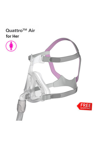 Quattro Air for Her- Cpap  Full Face Mask - ResMed 