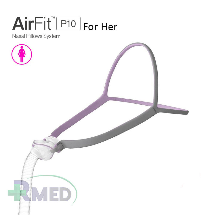 AirFit P10 - Masque Narinaire CPAP/PPC  for Her - ResMed-1