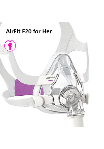 Resmed AirFit F20 Quiet air- Masque Facial CPAP/PPC for Her 