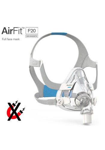 AirFit F20 - Volgelaats CPAP masker  -  Non Magnetic - ResMed 
