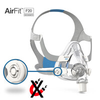 thumb-AirFit F20 - Masque Facial CPAP/PPC - ResMed - Non Magnetic-2