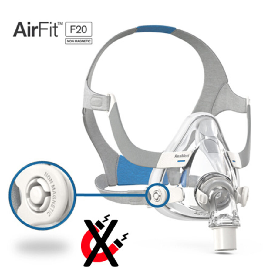 AirFit F20 - Masque Facial CPAP/PPC - ResMed - Non Magnetic-2