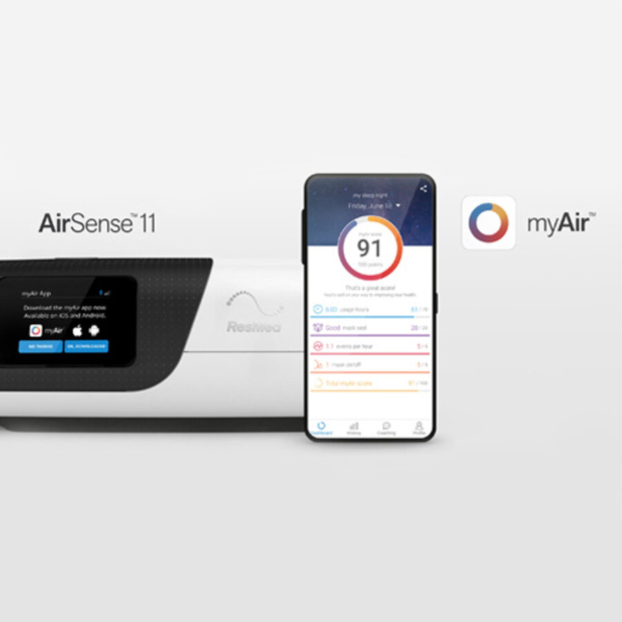 AirSense 11 AutoSet CPAP Machine with HumidAir 11 cleanable-4