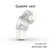 AirFit F20 & F30/Airtouch F20 -  QuietAir Vent Elbow - ResMed