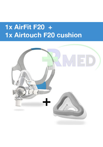 1x AirFit F20 Quiet Air + 1x Airtouch F20 Kissen 