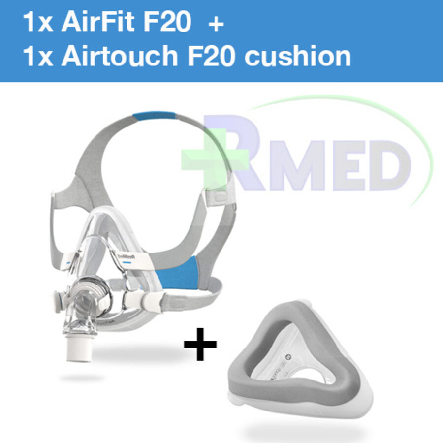 1x AirFit F20 Quiet Air + 1x Airtouch F20 Kissen-1