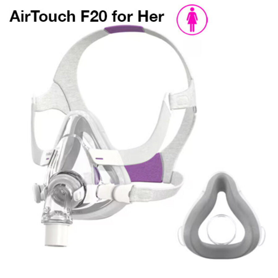 AirTouch F20 for Her - Neus-Mond - CPAP masker-1