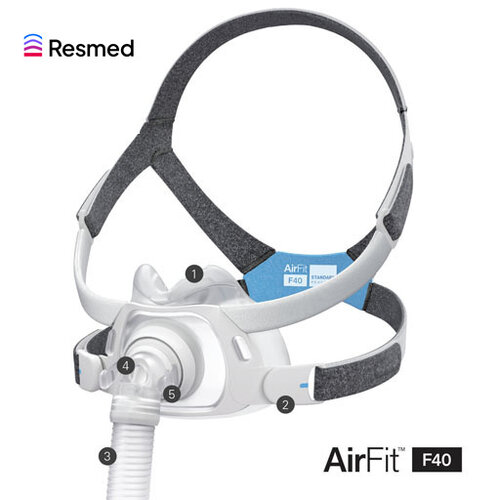 AirFit F40 - Full Face Maske - ResMed 