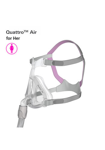 ResMed Quattro Air for Her - Neus-Mond cpap masker for Her 