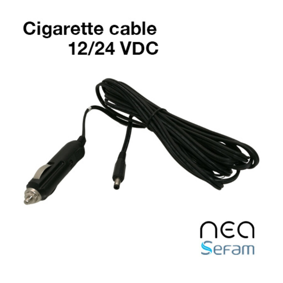 NEA - cigarette cable - 12/24VDC - Sefam Medical-1