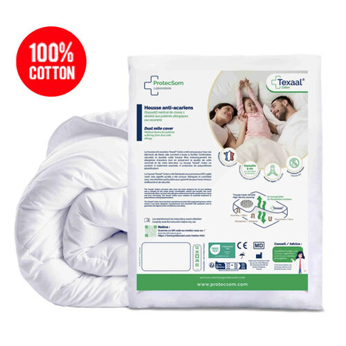 Anti-mite duvet cover – 100% coton - Texaal® 
