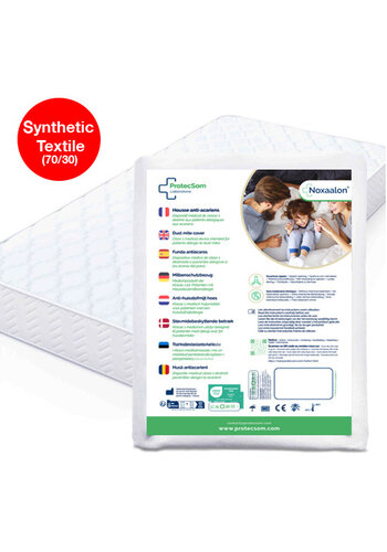 Draps housse anti-acariens pour matelas  - Tissu Synthétique - Noxaloon 