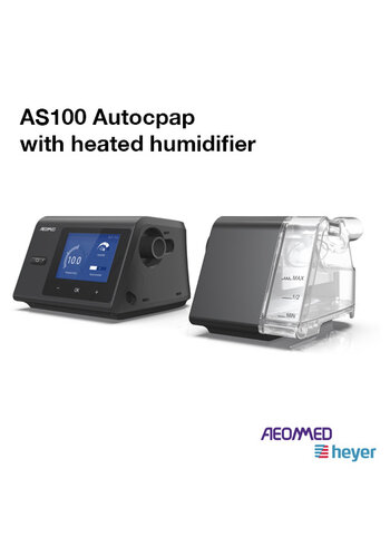 cpap apparaat - AS100  met verwarmde luchtbevochtiger 