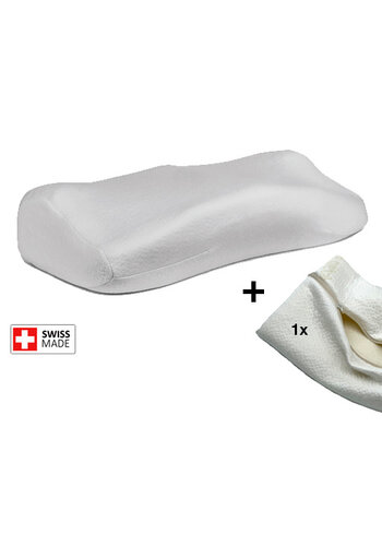 Posiform - Anti-snoring pillow - Oscimed with  1x extra pillow case 