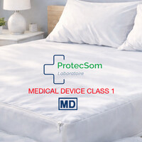 thumb-Anti-mite fitted sheets for mattresses - Synthetic fabric - Noxaloon-3