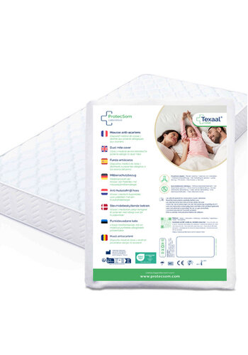 Draps housse anti-acariens pour matelas- 100% coton -  Texaal 