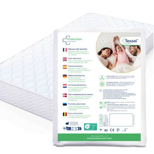 Draps housse anti-acariens pour matelas- 100% coton -  Texaal 