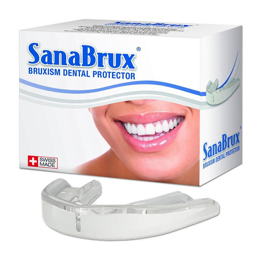 Sanabrux orthèse ou gouttière  dentaire pour protéger vos dents contre les effets du bruxisme ou du grincement des dents-1