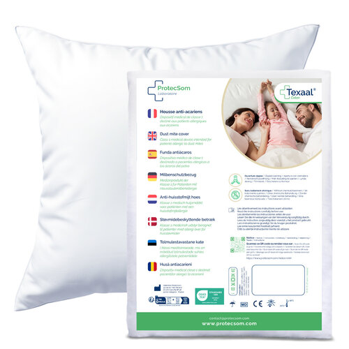 Anti-huisstofmijt kussensloop – 100% Katoen - Texaal® 