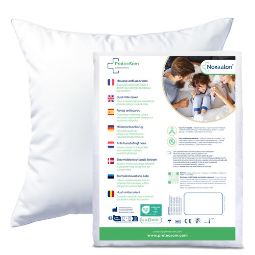 Anti-mite pillow cover – Noxaalon Synthetic Fiber 