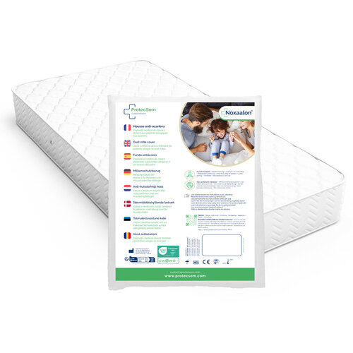 Draps housse anti-acariens pour matelas  - Tissu Synthétique - Noxaloon 