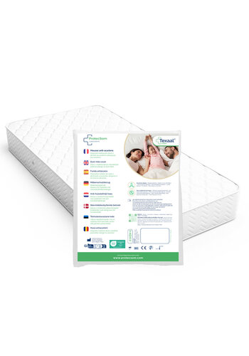 Anti-mite fitted sheets for mattresses - 100% cotton - Texaal 