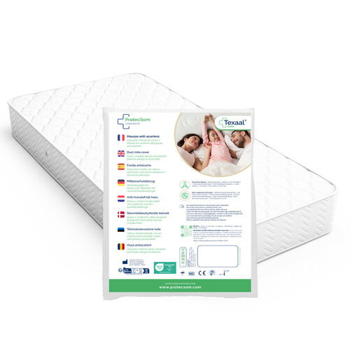 Anti-huisstofmijt hoeslakens voor matrassen - 100% katoen - Texaal 