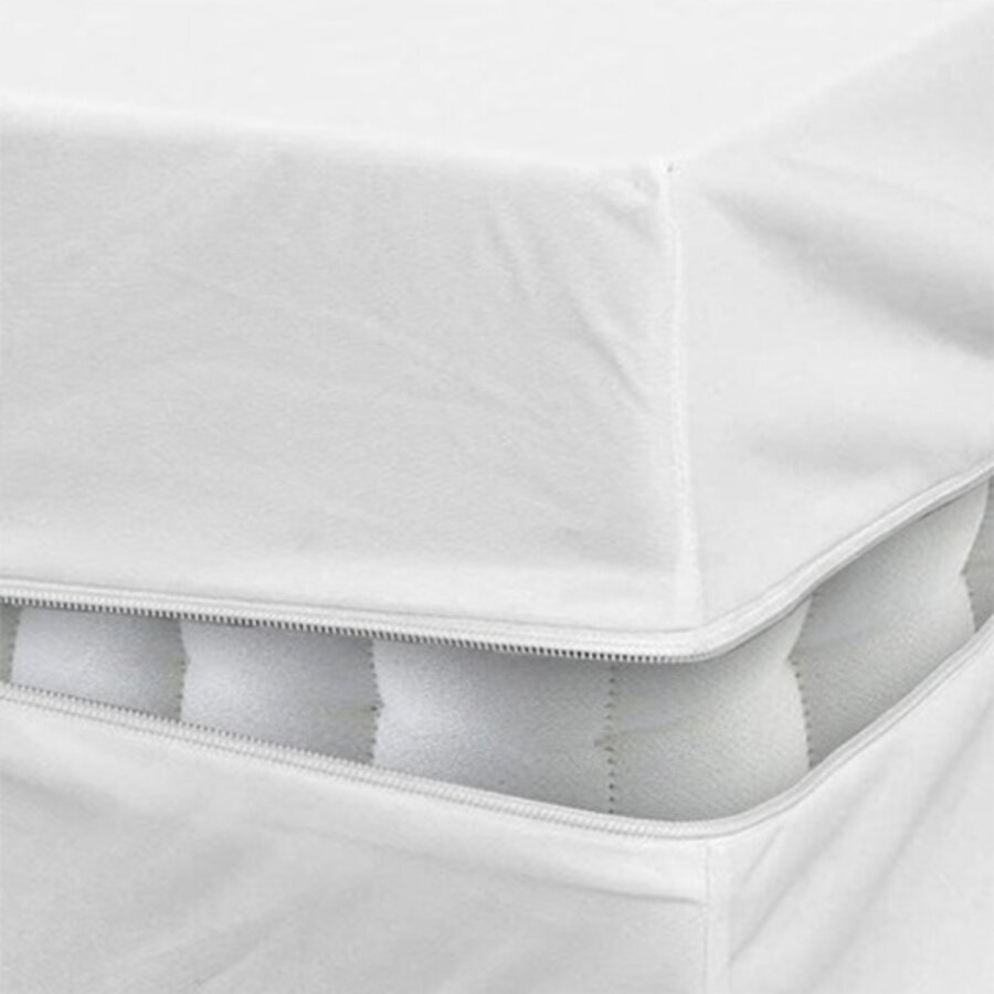 Anti-mite fitted sheets 70 cm  x 160 cm - 100% cotton - Texaal - Protecsom-3