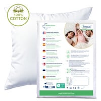 Anti-mite pillow cover 50 cm x 70 cm – 100% Cotton - Texaal®  - Protecsom