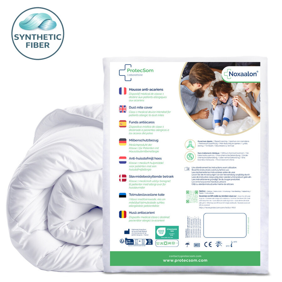 Housse de couette anti-acariens  – Noxaalon - Tissu Synthétique-1