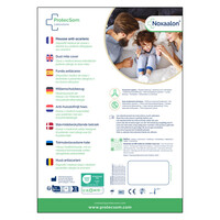 thumb-Draps housse anti-acariens 90 cm x 200 cm  - Tissu Synthétique - Noxaloon - Protecsom-2