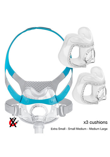 EVORA Full - volgelaatsmasker - FitPack (3 kussen) - Fisher & Paykel Healthcare 