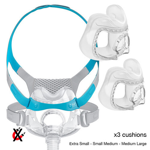 EVORA Full - volgelaatsmasker - FitPack (3 kussen) - Fisher & Paykel Healthcare 